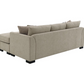 Storey Upholstered Sleeper Sectional Chaise Sofa Camel 504778