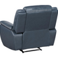 Conjunto de sofá reclinable tapizado de 3 piezas Sloane azul 610271-S3 