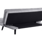 Laredo Upholstered Tufted Convertible Sofa Bed Grey 360018