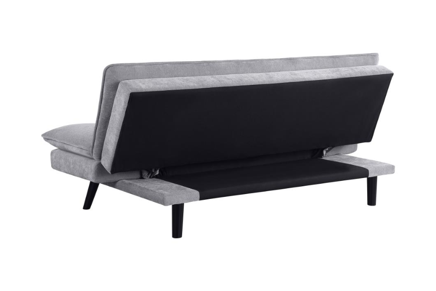 Laredo Upholstered Tufted Convertible Sofa Bed Grey 360018