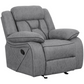 Higgins 3-piece Upholstered Motion Reclining Sofa Set Grey  602261-S3 Comming Soon