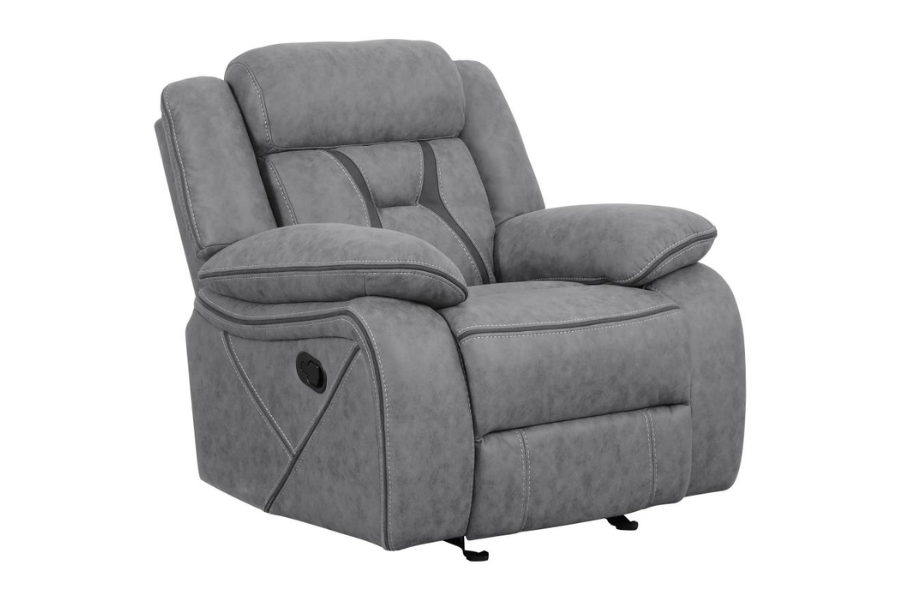 Higgins 3-piece Upholstered Motion Reclining Sofa Set Grey  602261-S3 Comming Soon