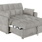 Cotswold Upholstered Convertible Sleeper Sofa Bed Light Grey 508307