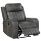 Raelynn 3-piece Upholstered Reclining Sofa Set Grey 603191-S3