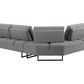 Arden Upholstered Sectional Sofa with Adjustable Back Taupe 508888