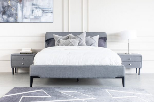 Alice Upholstered Platform Queen Bed