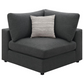 Serene 6-piece Upholstered Modular Sectional Sofa Charcoal 551324-SET