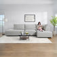 Macon 3-piece Fabric Modular Sectional Floor Model