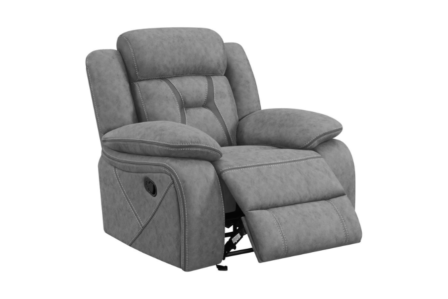 Higgins 3-piece Upholstered Motion Reclining Sofa Set Grey  602261-S3 Comming Soon