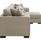 Storey Upholstered Sleeper Sectional Chaise Sofa Camel 504778