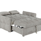 Cotswold Upholstered Convertible Sleeper Sofa Bed Light Grey 508307