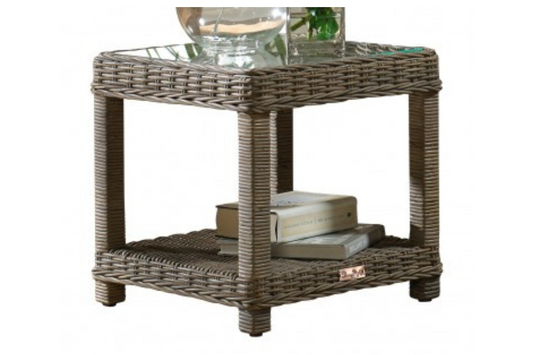 Exuma End Table w/glass