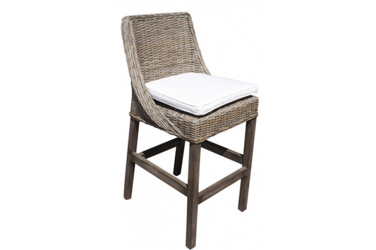 Exuma Barstool w/beige cushion SKU: PJS-3001-KBU-BS