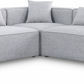 Rome Modular Sectional SKU: 18630Grey-Sec5C