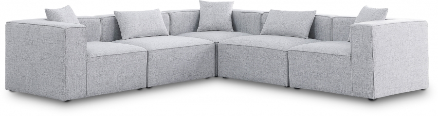 Rome Modular Sectional SKU: 18630Grey-Sec5C