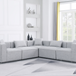 Rome Modular Sectional SKU: 18630Grey-Sec5C