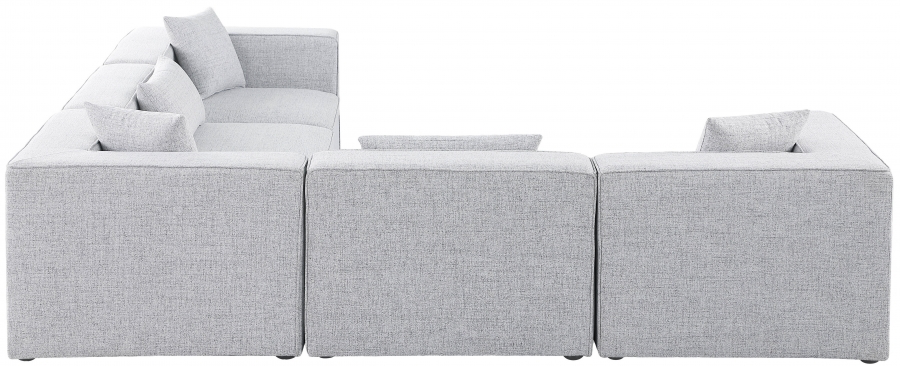 Rome Modular Sectional SKU: 18630Grey-Sec5C