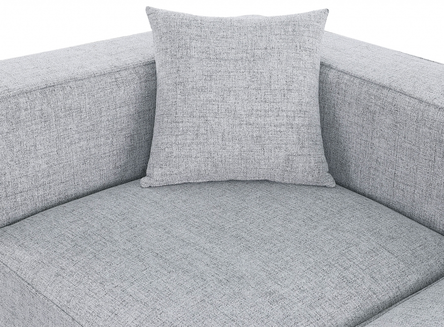 Rome Modular Sectional SKU: 18630Grey-Sec5C