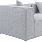 Rome Modular Sectional SKU: 18630Grey-Sec5C