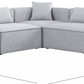 Seccional modular Roma SKU: 18630Grey-Sec5C