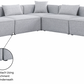 Rome Modular Sectional SKU: 18630Grey-Sec5C