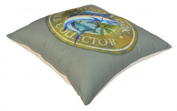 Almohada decorativa con diseño de cobrador de facturas