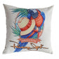 Panama Parrot Throw Pillow