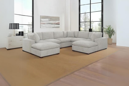 Thomasville Lowell 8 - piece Modular Sectional Floor Model