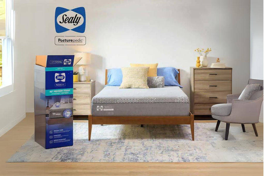 Sealy Posturepedic 12" Memory Foam Mattress