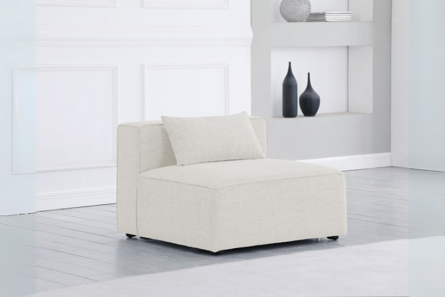 Silla modular sin brazos Cube SKU: 630Grey-Armless