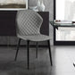 Olivia Dining Chair Beige Dark Brown Model TC-DC04