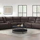 Brower Fabric Power Reclining Sectional with Power Headrests