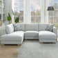 Drayden Fabric Sectional with Ottoman F Model