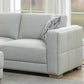 Drayden Fabric Sectional with Ottoman F Model