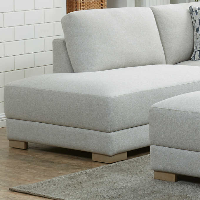 Drayden Fabric Sectional with Ottoman F Model