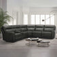 Lauretta 6-piece Leather Power Reclining Sectional with Power Headrests