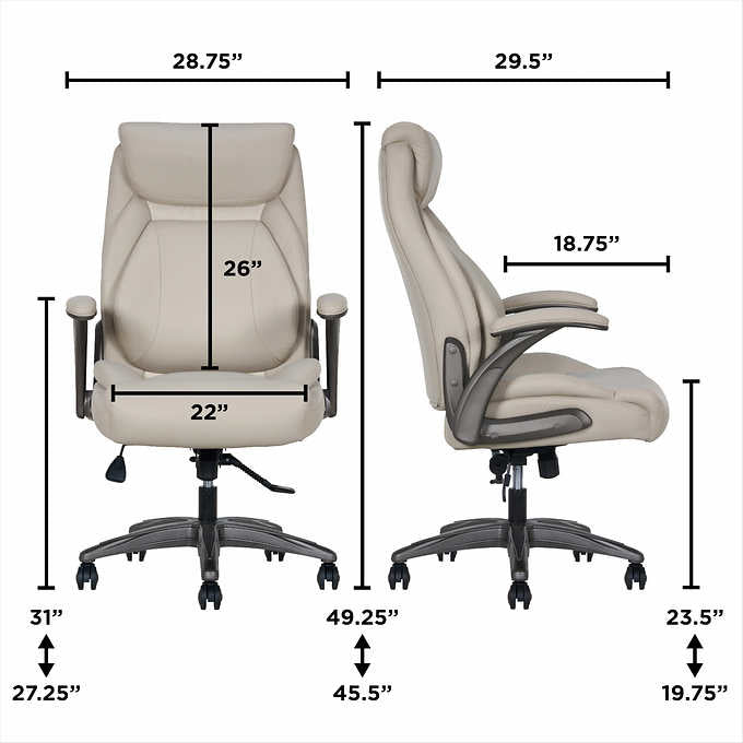 Silla de oficina con soporte lumbar La-Z-Boy Air