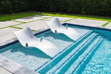 Tumbona para piscina Wave (juego de 2) 