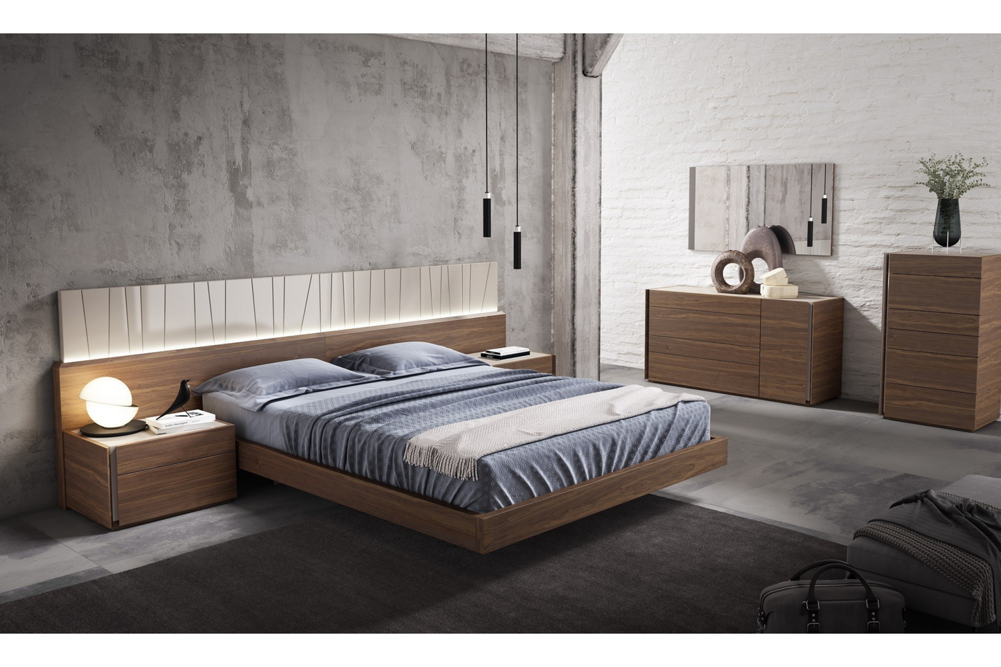 Mesilla de noche para dormitorio Porto Premium SKU: 17867