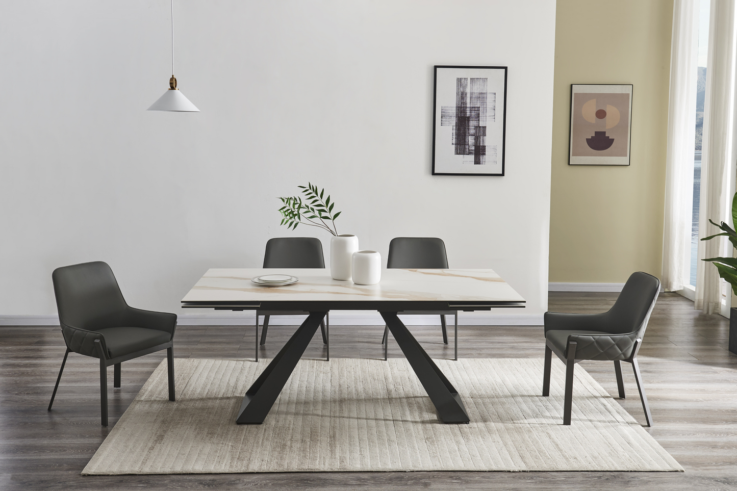 Swan Extensions Dining Table SKU: 17722