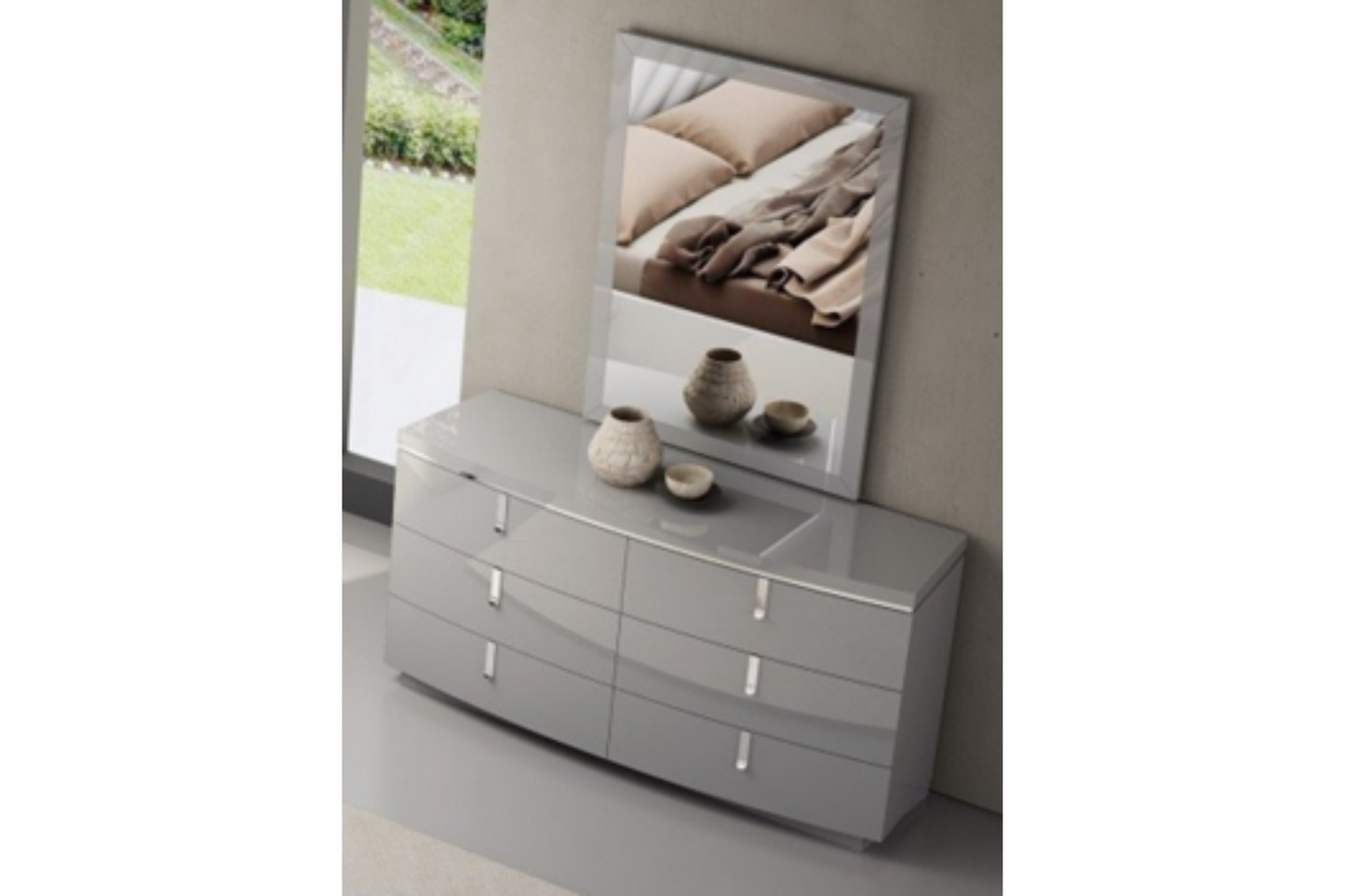 The New York Modern Bedroom Mirror SKU: 18215