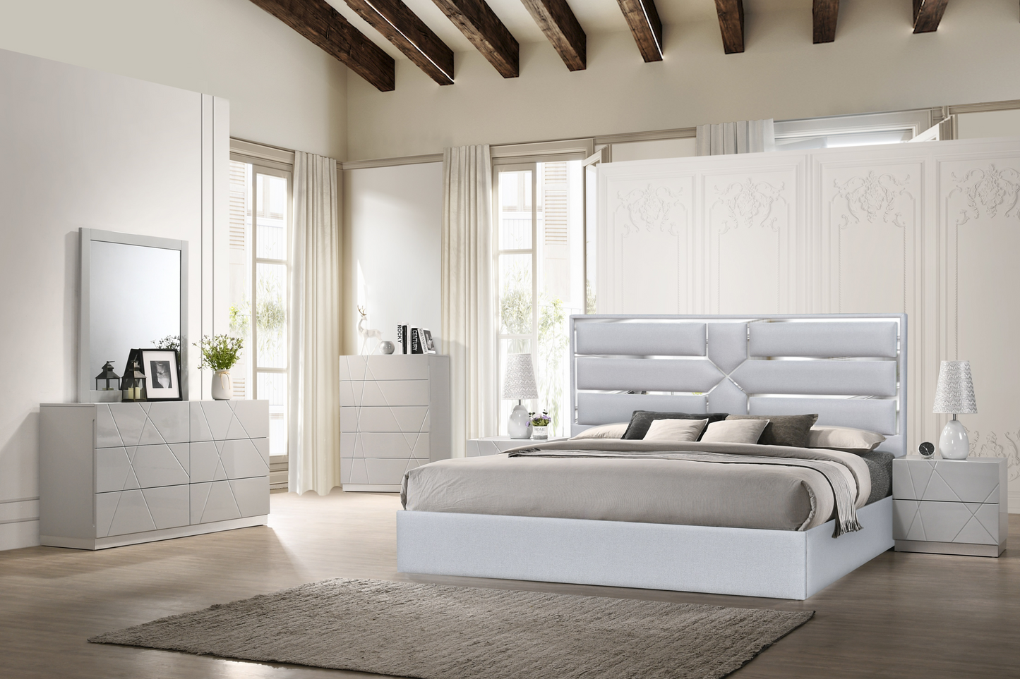 Cama de dormitorio Da Vinci SKU: 18731