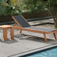 Tulum Waterproof Fabric Outdoor Chaise Lounge Chair SKU: 354White