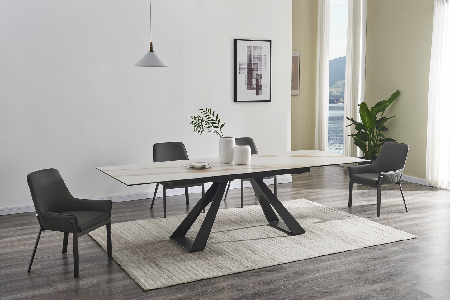 Swan Extensions Dining Table SKU: 17722