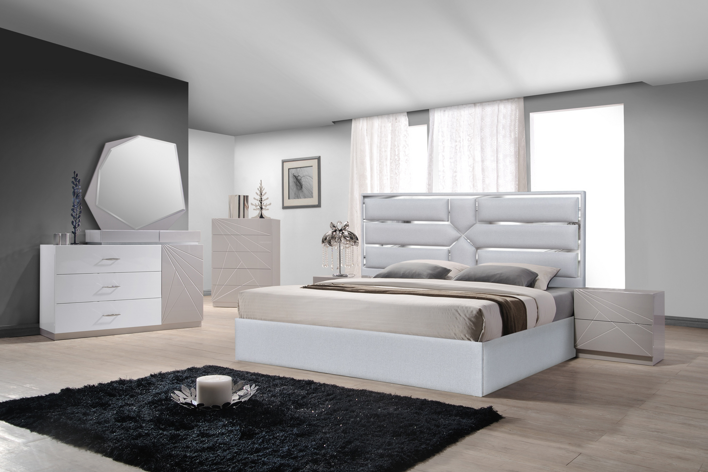 Cama de dormitorio Da Vinci SKU: 18731