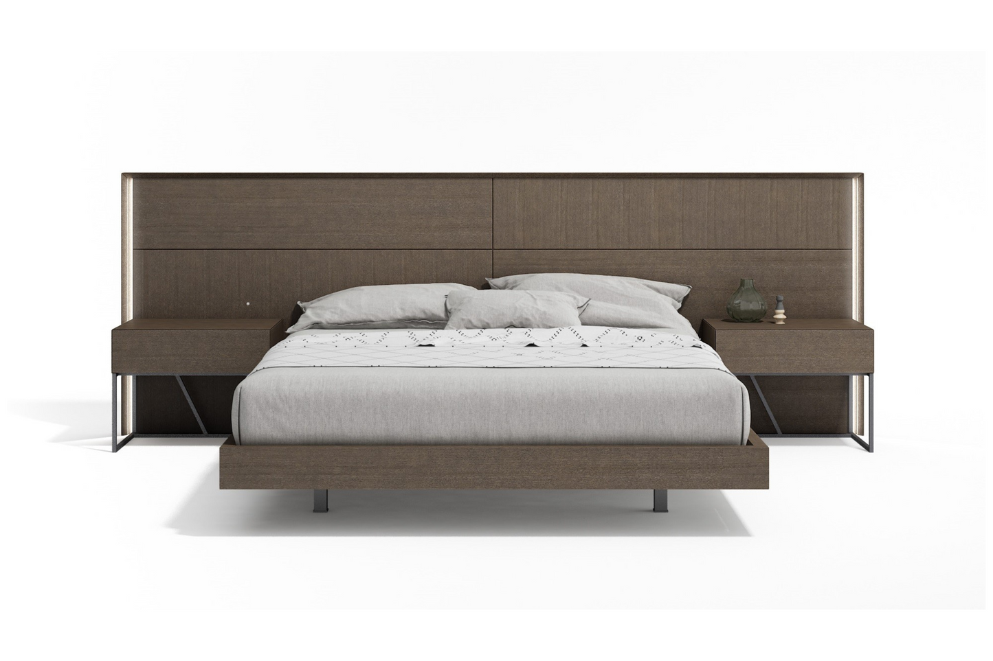 Cama Almada Premium en color ceniza SKU: 17742