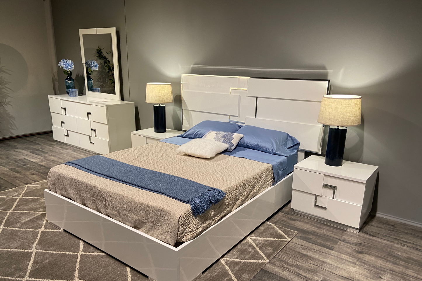 Mesilla de noche para dormitorio Infinity Premium SKU: 17441