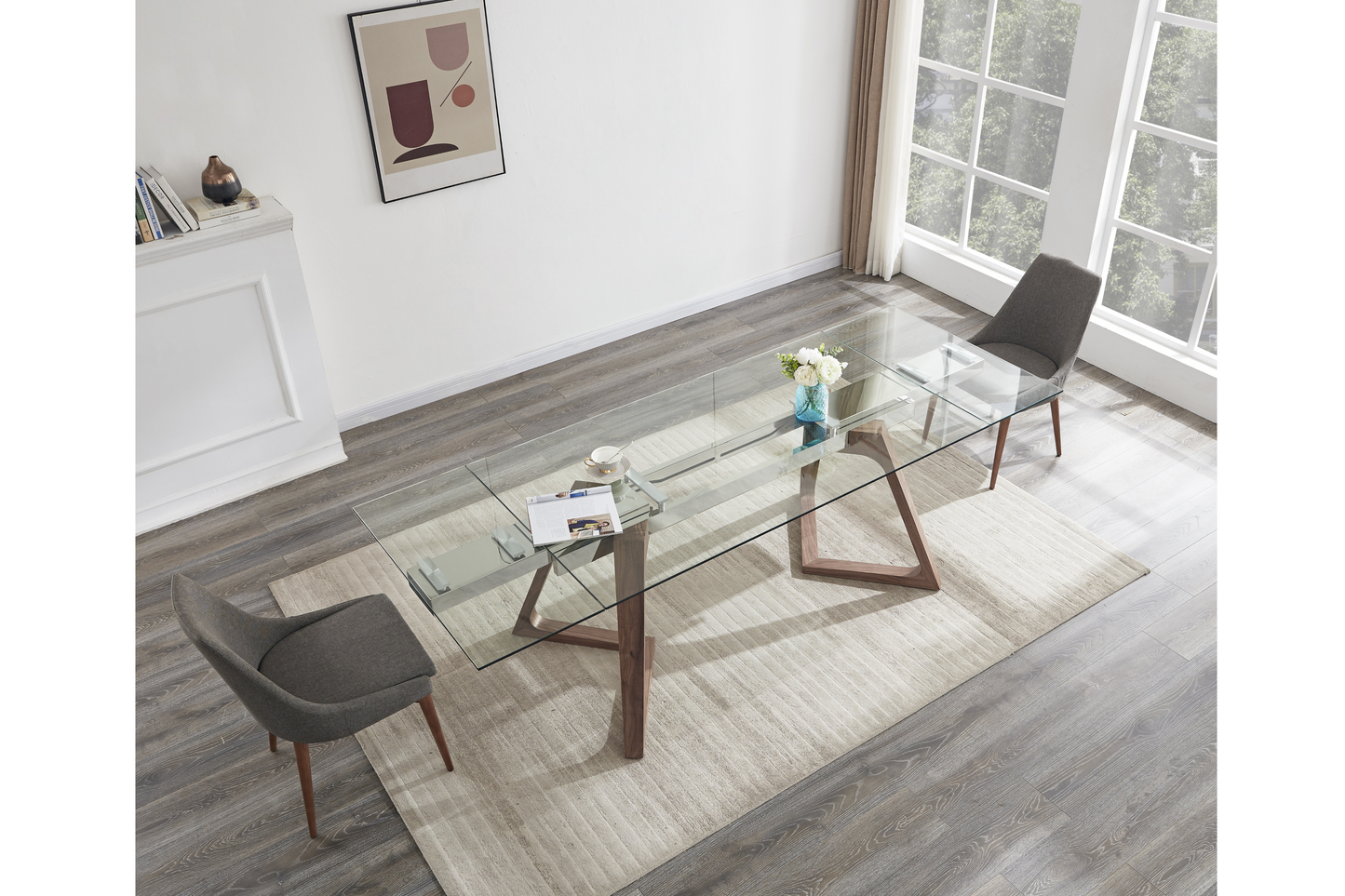 Class Extension Dining Table SKU: 18886-T