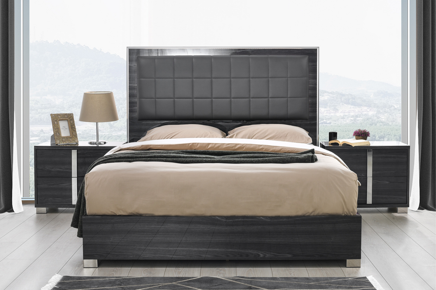 Dormitorio Giulia con cama tamaño queen o king SKU: 101