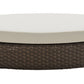 Big Sur Ottoman w/off-white cushion PJO-2101-BRN-OT - Venini Furniture 